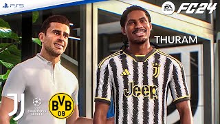 Khephren Thuram alla Juve! ⚽️ Juventus - Borussia Dortmund Finale Champions League | FC 24