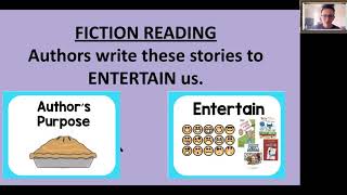 Fiction Reading- character focus