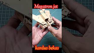 megatron jet dari kardus #diy #kardus #artandcraft #cardboardcrafts