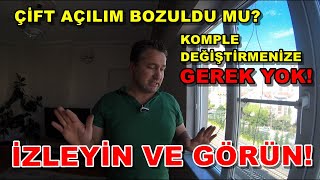 ÇİFT AÇILIM İSPANYOLET DEĞİŞİMİ !