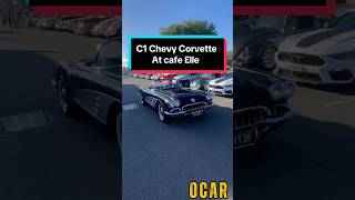 1959 C1 Chevy corvette at cafe elle #cafe #corvette #chevrolet #chevy #chevroletcorvette #brisbane