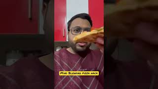 Purane log aise hi pizza garam karte the || #pizza #hack #cookingtips