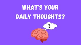 What Are Your Daily Thoughts? | Motivation #Shorts