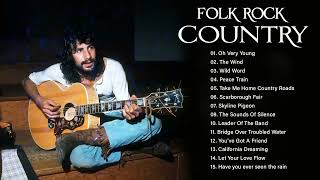 Cat Stevens, Don Mclean, Jim Croce, John Denver - Classic Folk Rock - Folk Songs Best Collection