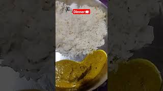 Dinner/Good Night💤 / Ilish Mas #ilish #dinner #ytshorts