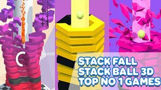 Stack Ball 🏀 3D play Android/iOS. Level 101 to 110. Play Games #gaming