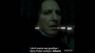 i don't wanna say goodbye cause this once means forever!!😭 |harry potter.#viral #short#shorts#potter