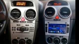 Opel corsa Android Radio Rückfahrkamera اوبل كورسا شاشة اندرويد كاميرا خلفية