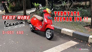 Test Ride Vespa Primavera i-get ABS 2019 | Motovlog Indonesia