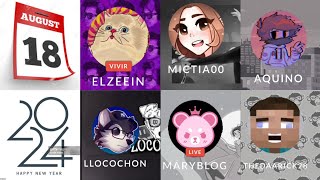 Team Latam twitch (estadísticas) 18 de agosto de 2024