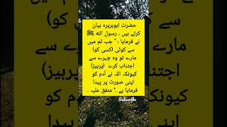 अल्लाह ने अपनी सूरत पैदा किया 💯#shorts #youtubeshorts #trending #taleemdeenki #islamicvideo #hadees