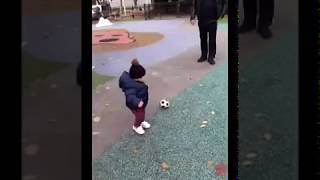 First soccer with my dad at 11 months