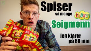 Spiser så mange seigmenn jeg klarer på 1 time!