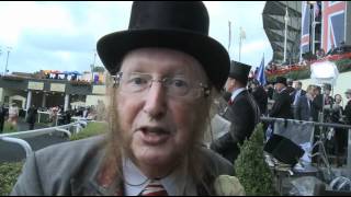 John McCririck gets fired up talking about Black Caviar just winning Royal Ascot with Brad Blanks