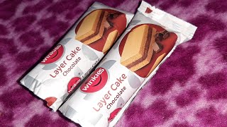 Winkies Layer Cake Chocolate  || #asmr || #cake || #chocolate || @Myselfcapital