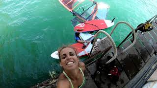 Windsurfing trip to Waterfall and Abandoned Hotel - Summer Vlog #3 2018