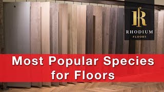 Most Popular Species for Your Wood Floors : Rhodium Floors Taining