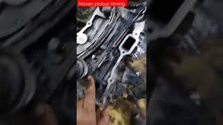 Nissan datsun 1et 2003 to 2016 timing chain marks Timing replacement