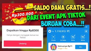 EVENT TIKTOK TERBARU.. CARA MENDAPATKAN SALDO DANA DARI APLIKASI TIKTOK, CARA GAJIAN DARI TIKTOK