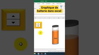 graphique de batterie dans excel