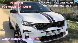 Kia Sonet Honest Owner Review😔| Reality kuch Or He Hai😮| Modified kia| #kiasonet #viral #trending