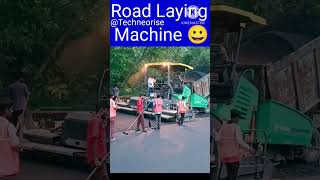 Road Laying Machine #constructionmachine #technology @TechnicalGuruji