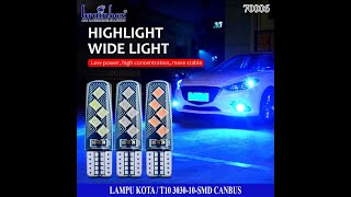 70006 Lampu Senja Kota T10 3030-10SMD Canbus Lampu Kecil Mobil Bagasi Platform Atap Mobil