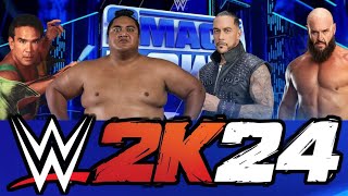 Braun Strowman vs Ricky Steamboat vs Damian Priest vs Yokozuna (WWE 2K24)