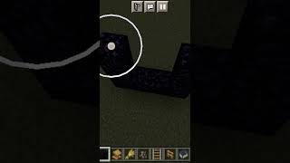 طريقه عمل بوابه #shortsا #minecraft