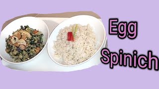 HOW TO MAKE EGG SPINICH