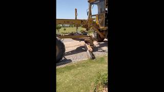 Hardworking Motor Grader Blade: Transforming Construction Sites" #constructionlife