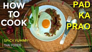 [Thai Tasty Food] Pad Ka Prao Moo Pa {Fried wild boar With Basil} ||ผัดกะเพราหมูป่า||