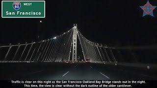 (S10 EP06) I-80, San Francisco-Oakland Bay Bridge at Night