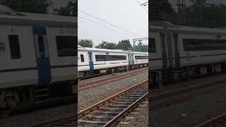 #20665 Vande Bharat crossing MSB EMU near Nungambakkam | Indian Railways |