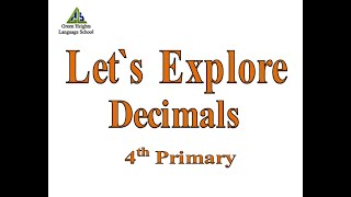 Let`s Explore Decimals, The Powerful of 10