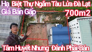 HẠ GIÁ BÁN GẤP! Biệt Thự Ngắm Tàu Lửa Đà Lạt Rộng Đến 700m2