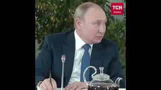 Трусливый Путин снимает постановку с хромакей