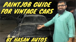 Paint job guid for vintage car by Hasan Autos