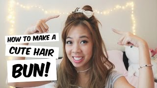 EASY HOLIDAY/ XMAS 2016 HAIR BUN TUTORIAL // alwaysonkieu