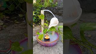 Eesy Water Fountain || Shiv Ji || Tutorial 😊☺️ #prithvicraft #diy #viral #ytshort #craft #sanatan