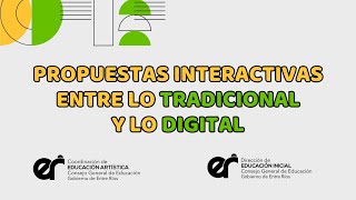 #Capacitación | Propuestas interactivas entre lo tradicional y lo digital (40 años de democracia) 2