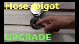 EASILY replace your hose spigot with THIS  // CRACK PROOF AND FREEZE PROOF Aquor