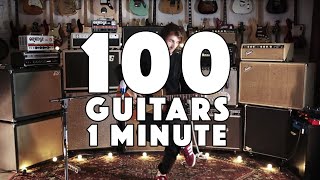 100 guitars 1 minute