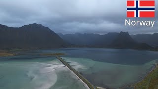 Лофотены  Lofoten road  by  DJI AIR 2S #dji #lofoten #norway