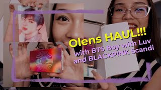 Olens haul with BTS and BLACKPINK merch// Andree Bonifacio