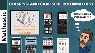 HOE ACTIVEER JE DE EXAMENSTAND (ALLE TOEGESTANE REKENMACHINES EINDEXAMENS 2025)