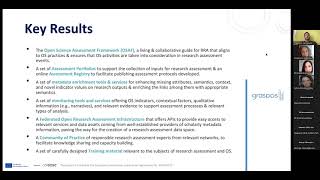 GraspOS Webinar: The European project supporting the reform actions in research assessment -(Greek)