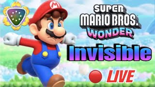 Mario Wonder but Mario is INVISIBLE ~LIVE~