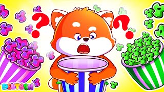 Das ist Popcorn-Lied 🍿😍 Farbiges Popcorn-Lied | Sicherheit für Kinder | Lucky Zee Zee Deutsch