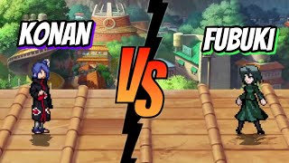 Konan Vs Fubuki one punch man x naruto fights / mugen